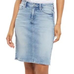 Five Pocket Denim Skirt NYDJ - Size 12 -QUINTA